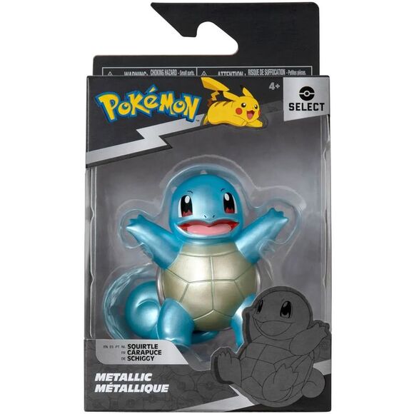 Pokémon Select: Metallic Battle Figure - Squirtle - Picture 1 of 8